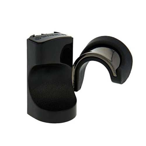 Detailed view of an oboe equipped with the Ton Kooiman Etude Thumb Rest, emphasizing its ergonomic placement and angle